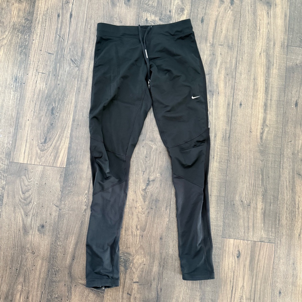 Nike Dry Fit Women Running Tights Size MT in Black Great Condition